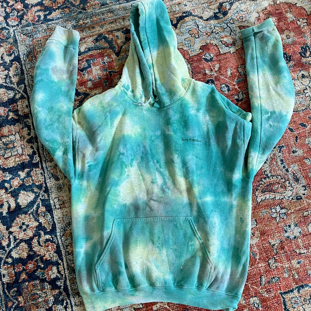 iets frans tie-dye hoodie